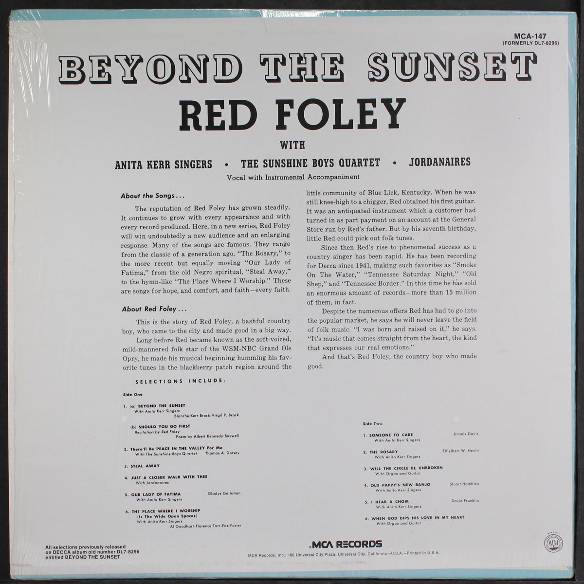 beyond the sunset by RED FOLEY