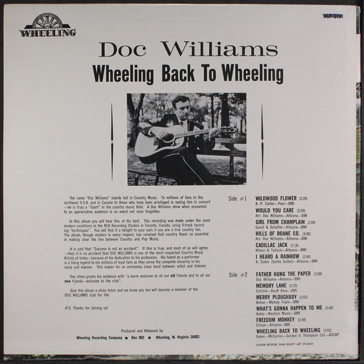 wheeling back to wheeling by DOC WILLIAMS