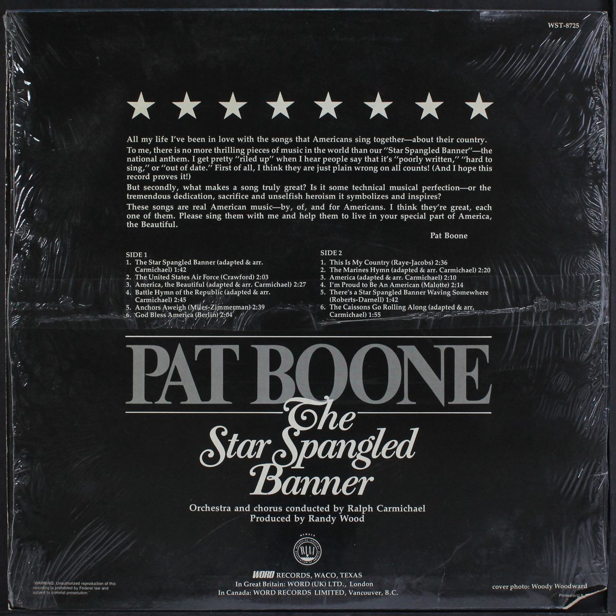 the star spangled banner by PAT BOONE