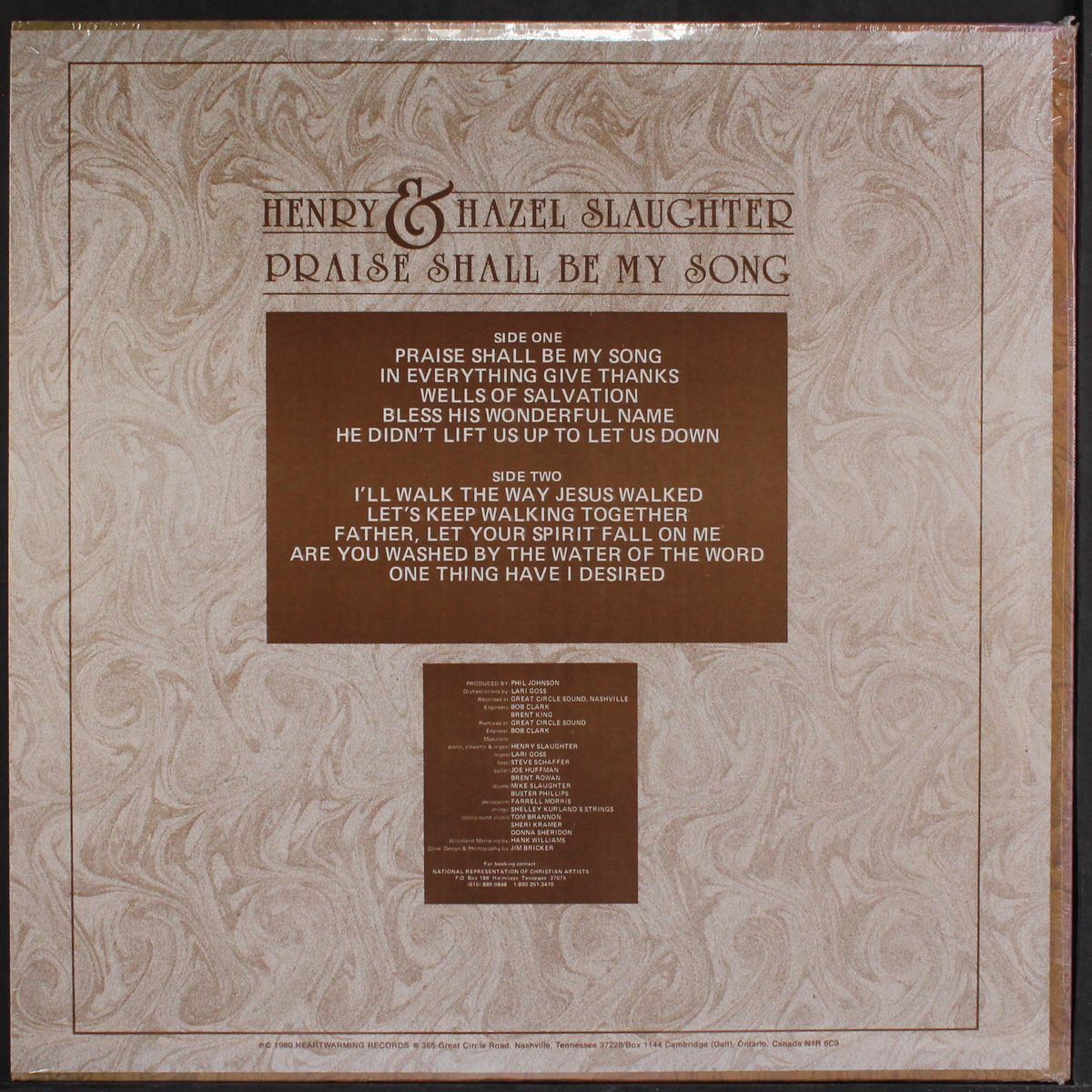 praise shall be my song by HENRY & HAZEL SLAUGHTER