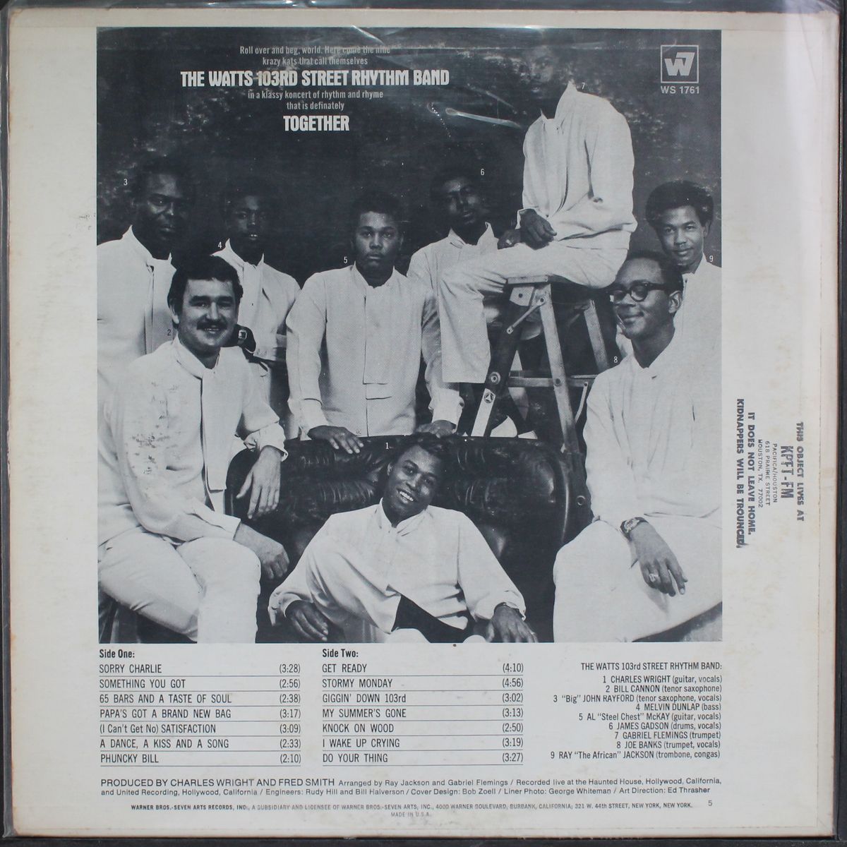 together by WATTS 103RD STREET RHYTHM BAND