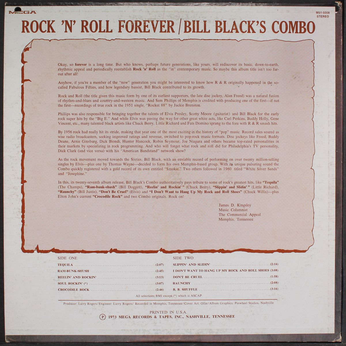 rock-n-roll forever by BILL BLACK'S COMBO