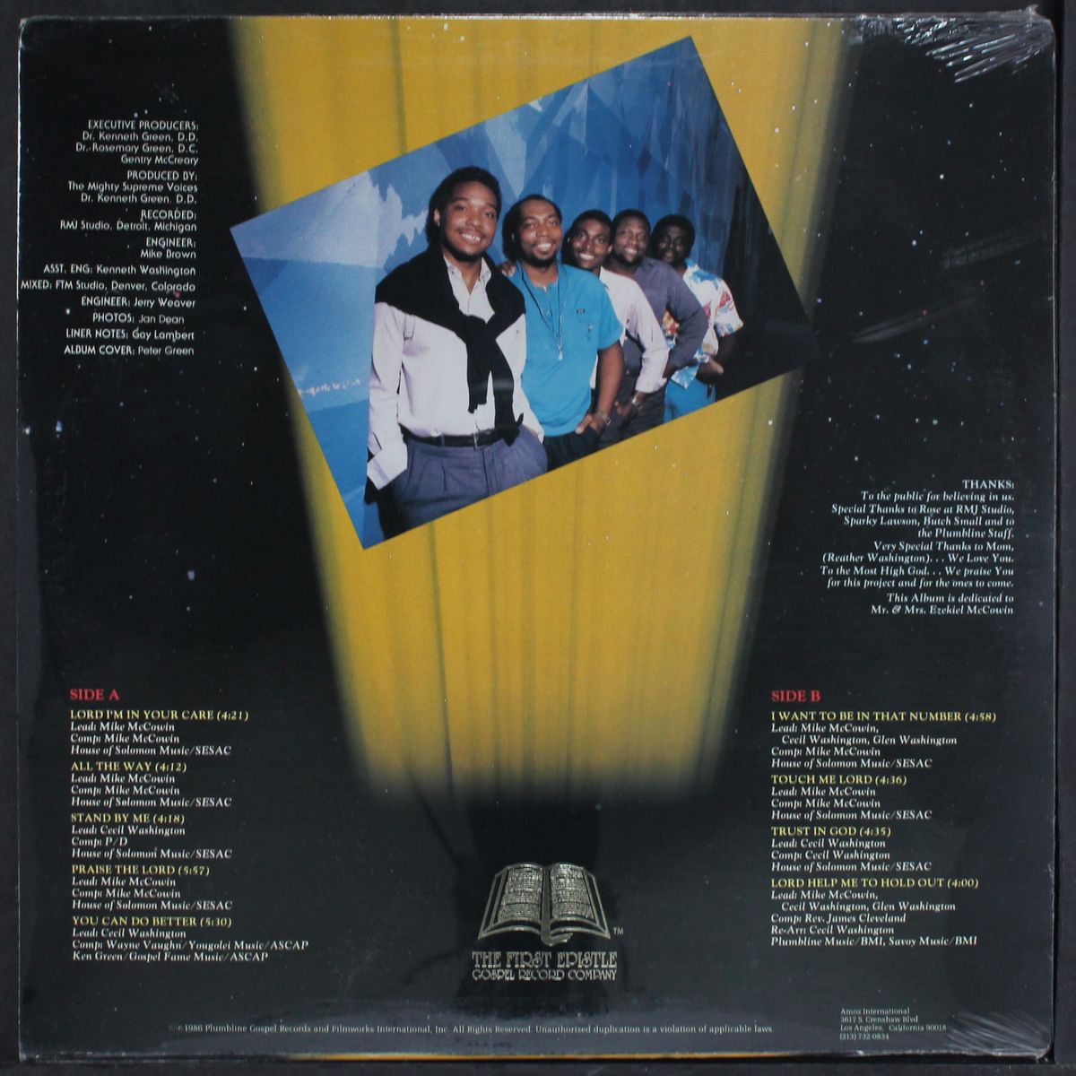 you can do better by MIGHTY SUPREME VOICES OF DALLAS TEXAS
