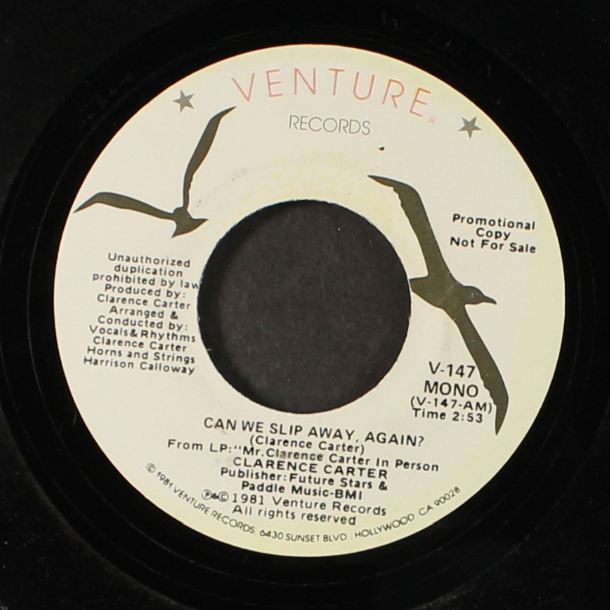 can we slip away, again? / mono by CLARENCE CARTER
