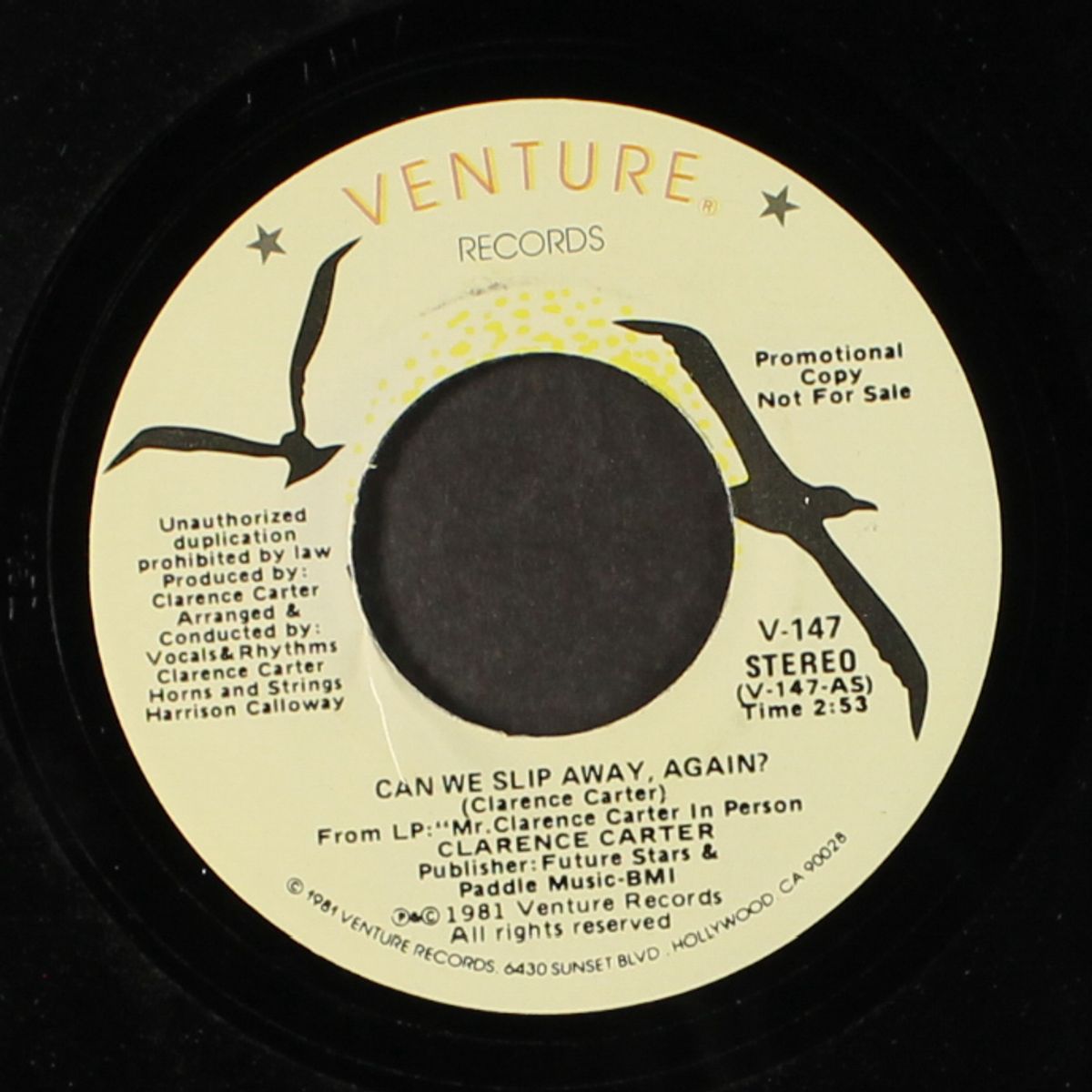 can we slip away, again? / mono by CLARENCE CARTER