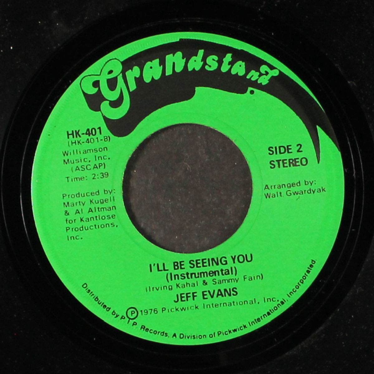 i'll be seeing you / instrumental by JEFF EVANS