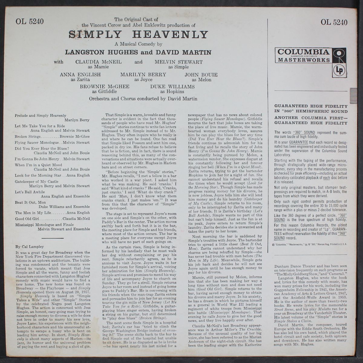 simply heavenly by ORIGINAL CAST