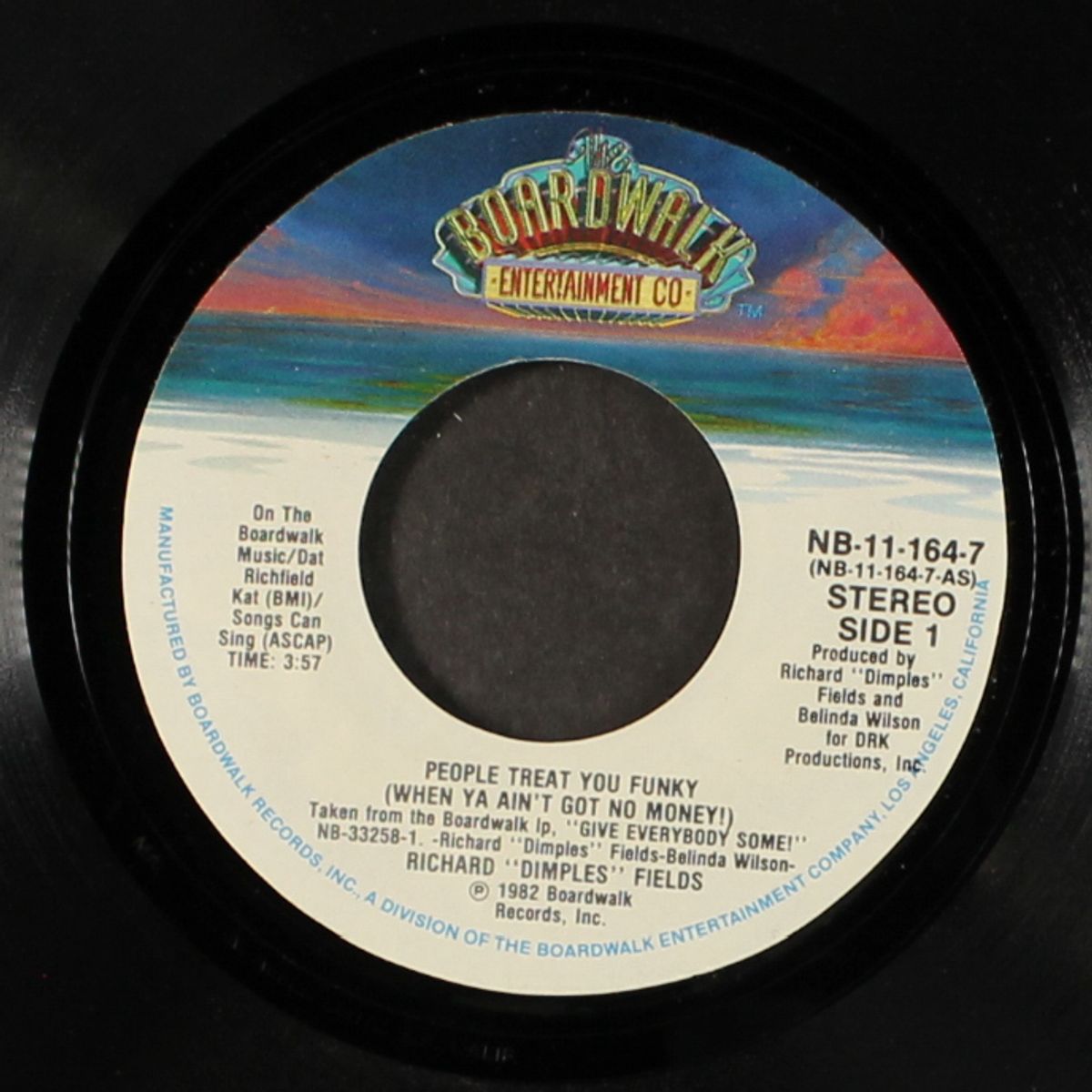people treat you funky / moody's mood for love by RICHARD "DIMPLES" FIELDS