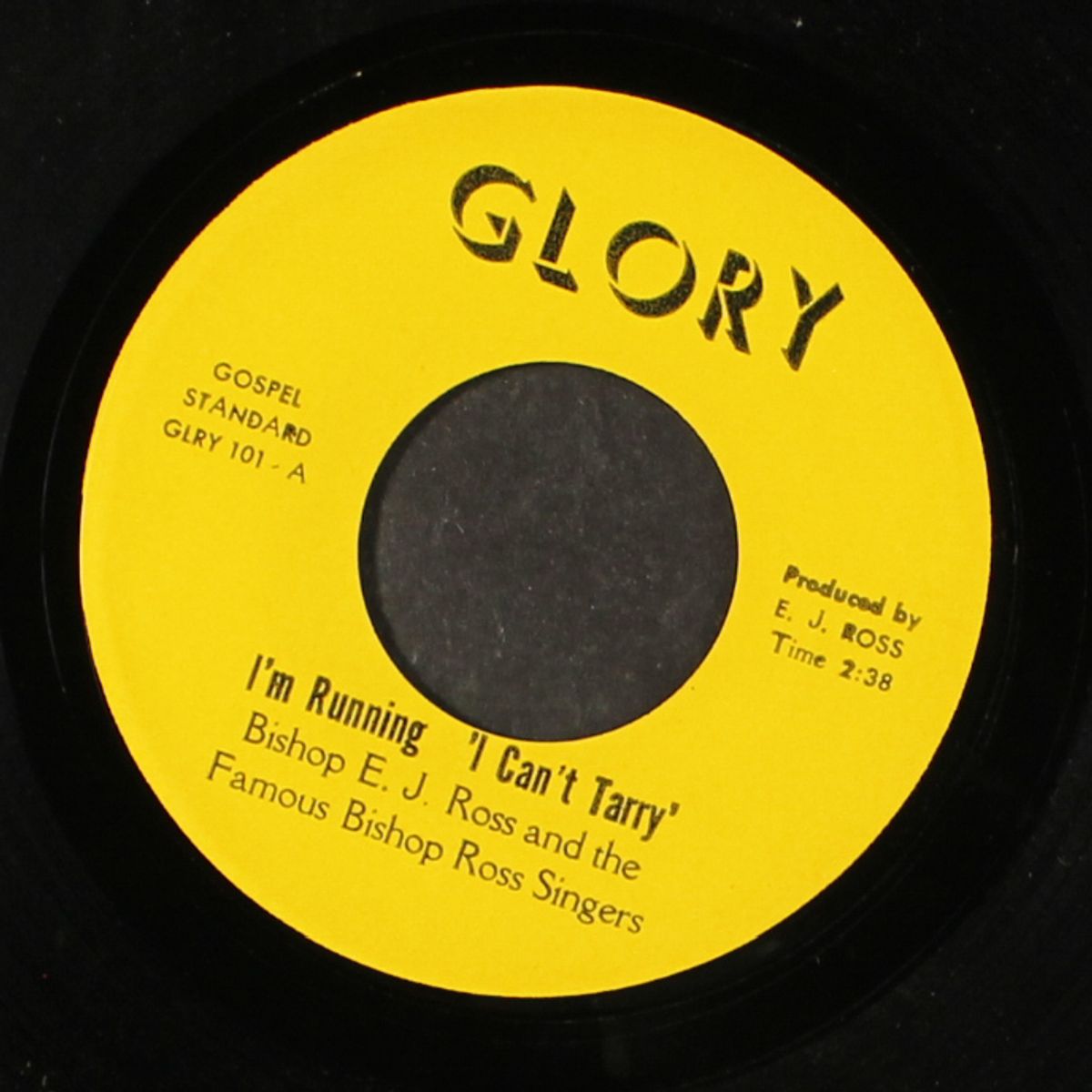 i'm running, i can't tarry / same by BISHOP E.J ROSS & FAMOUS BISHOP ROSS SINGERS