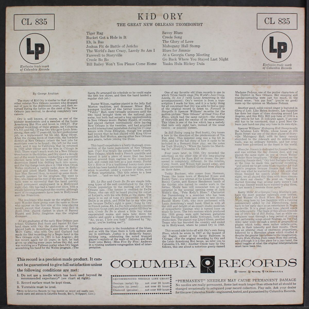 the great new orleans trombonist by KID ORY
