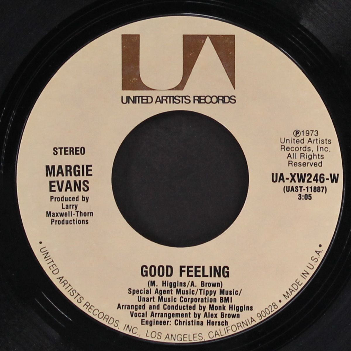 you're doing it / good feeling by MARGIE EVANS