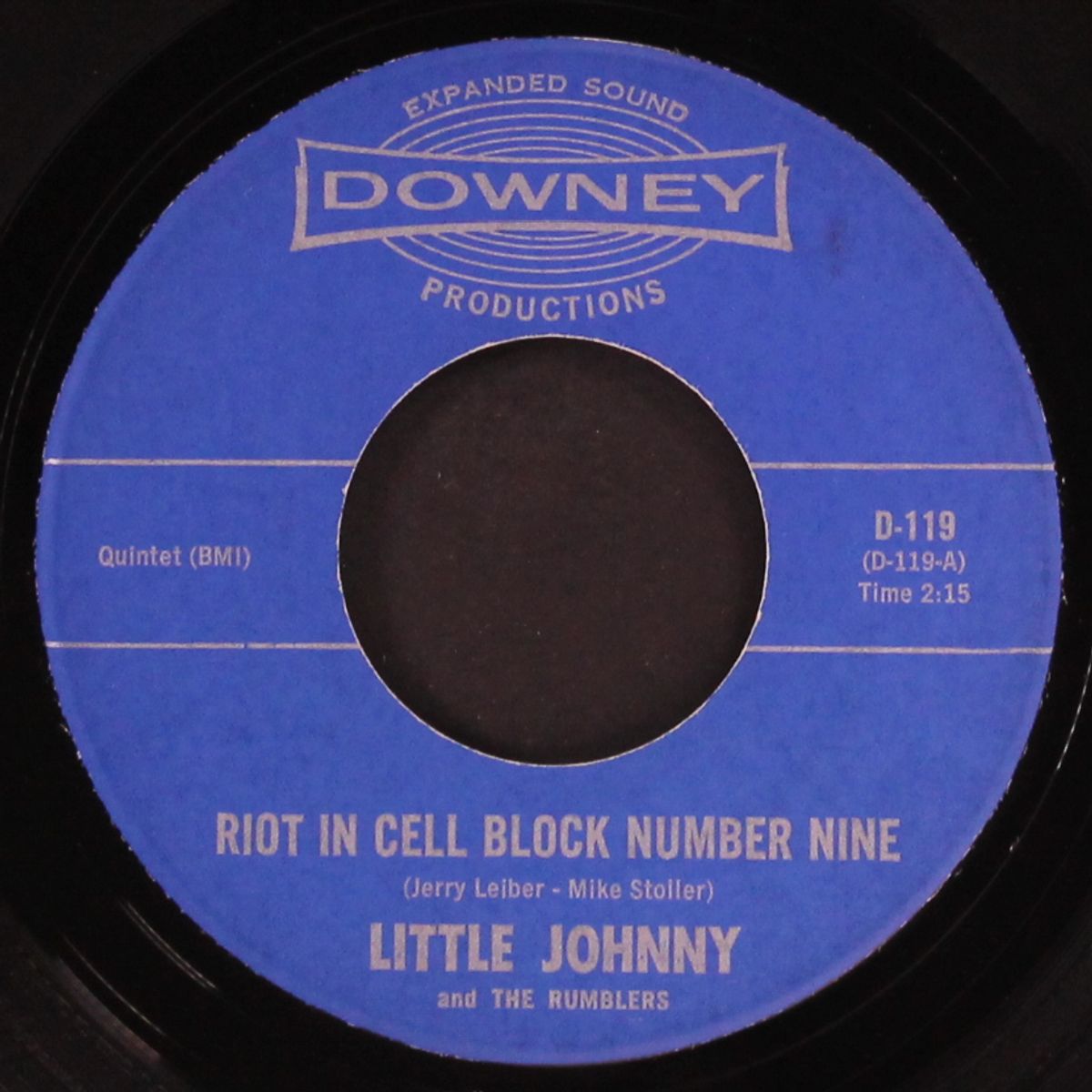 the hustler / riot in cell block number nine by RUMBLERS / LITTLE JOHNNY