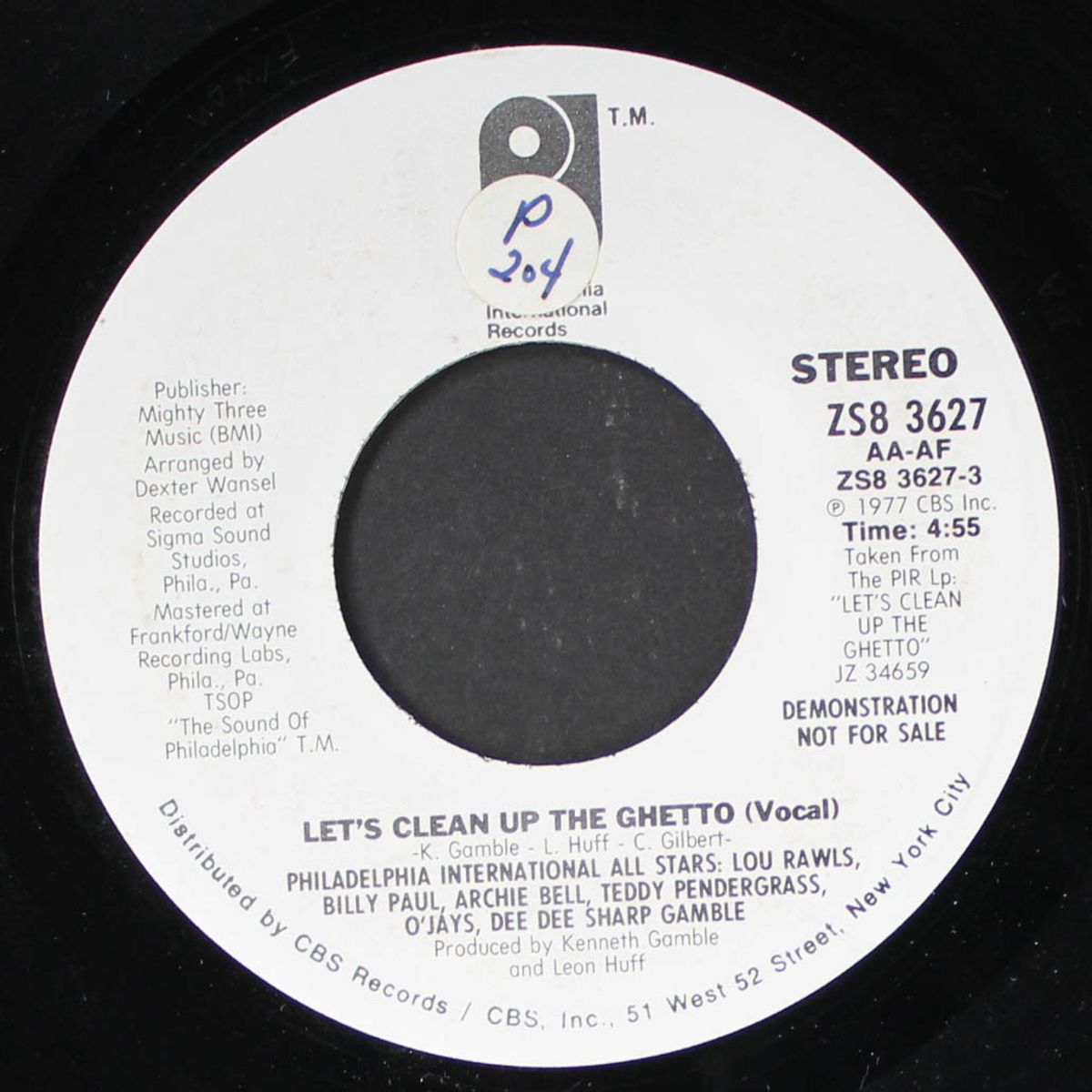 let's clean up the ghetto / mono by PHILADELPHIA INTERNATIONAL ALL STARS