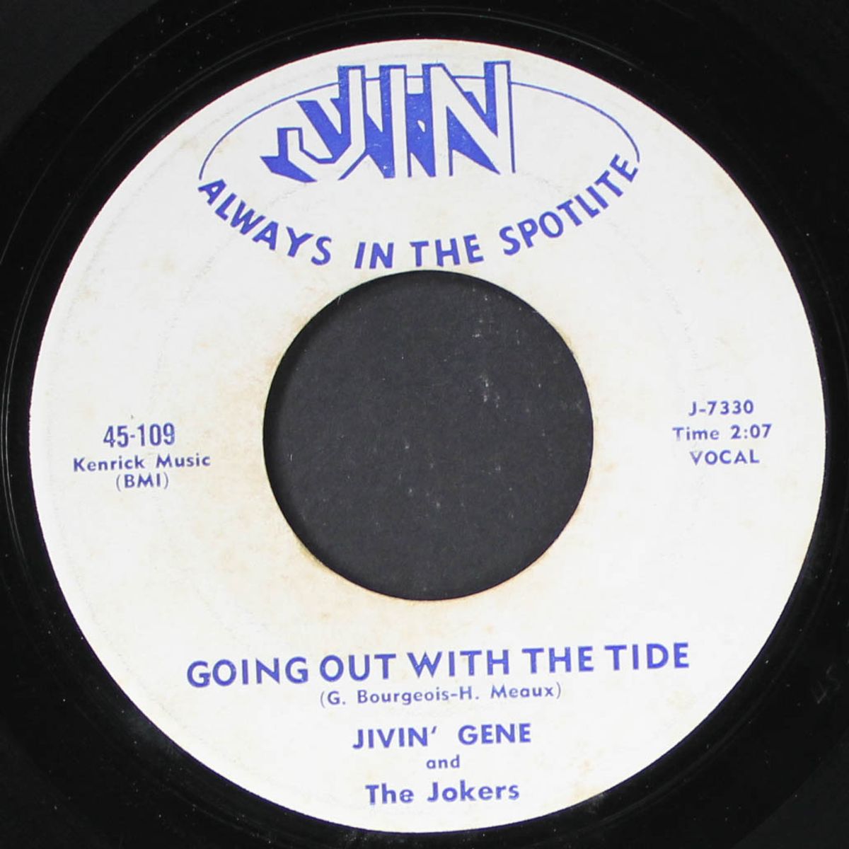 up...up...and away / going out with the tide by JIVIN' GENE & JOKERS