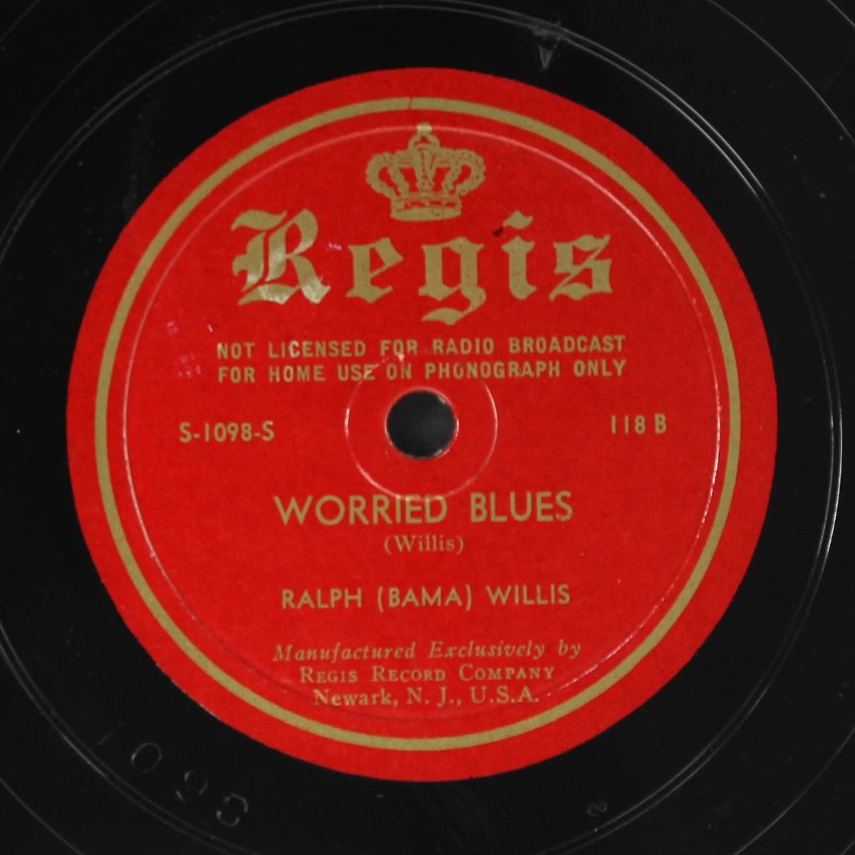 comb your kitty kat / worried blues by RALPH WILLIS