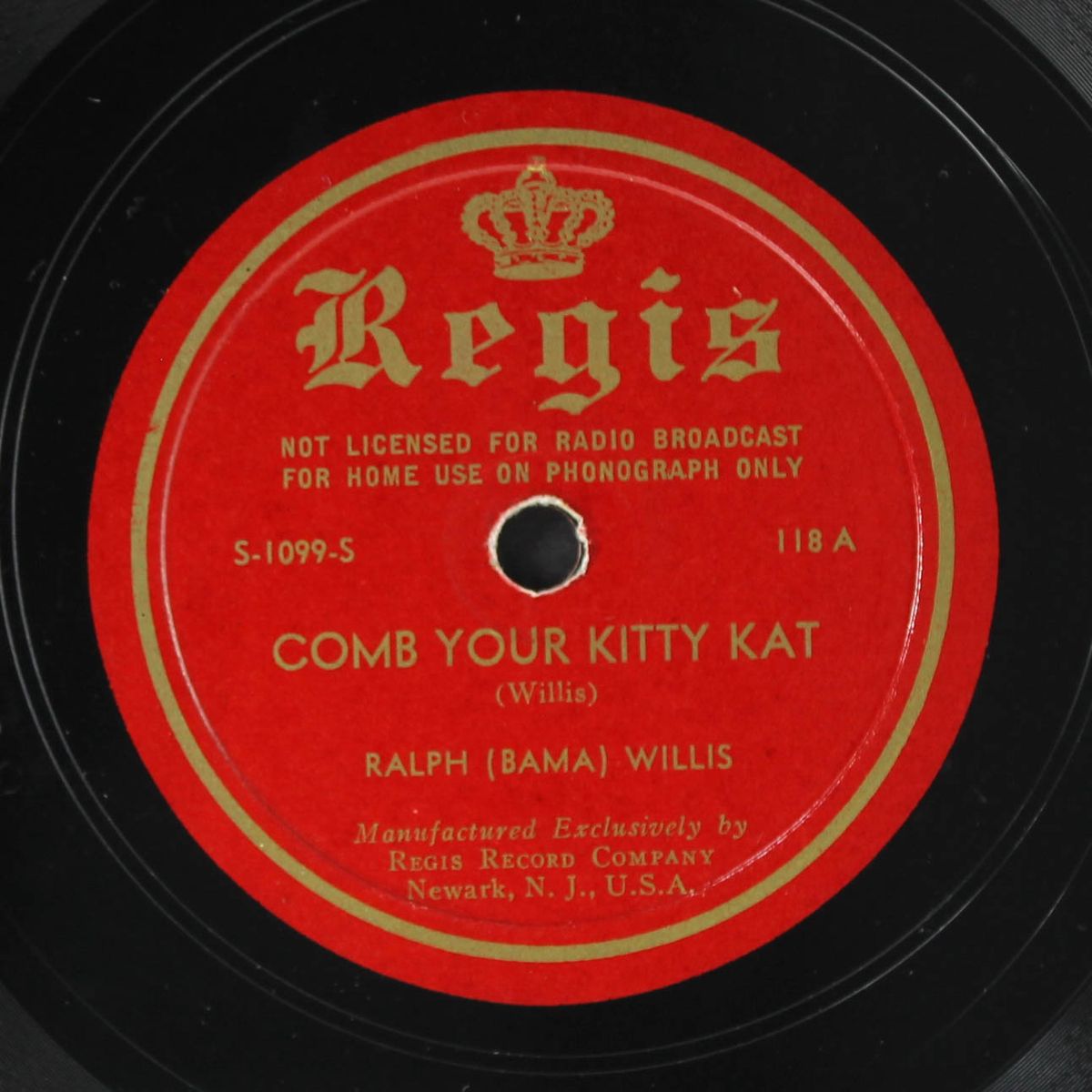 comb your kitty kat / worried blues by RALPH WILLIS
