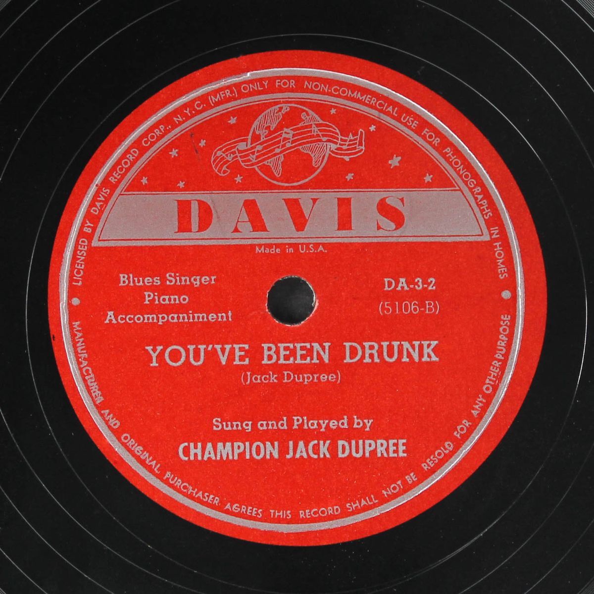 forget it mama / you've been drunk by CHAMPION JACK DUPREE