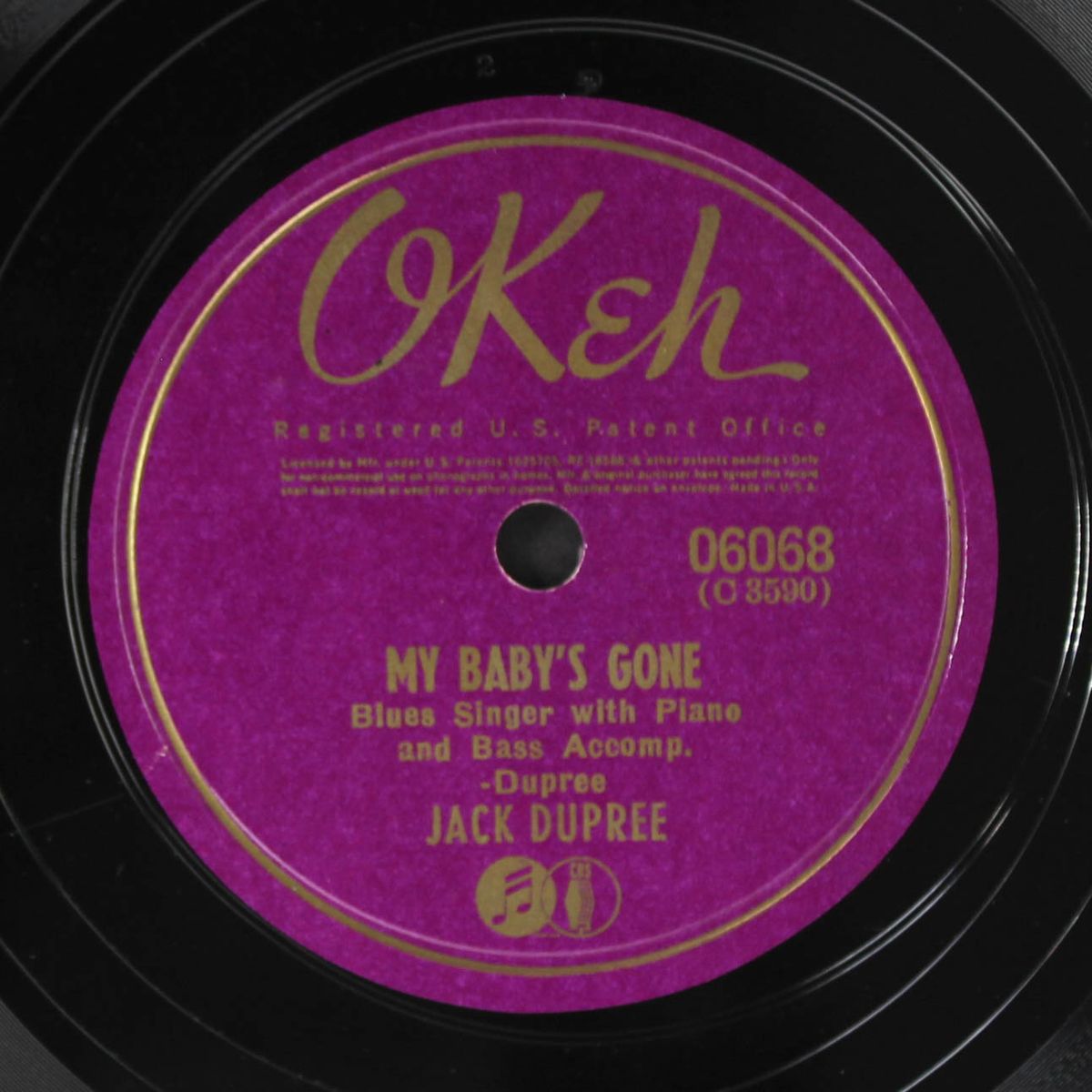 that's all right / my baby's gone by JACK DUPREE