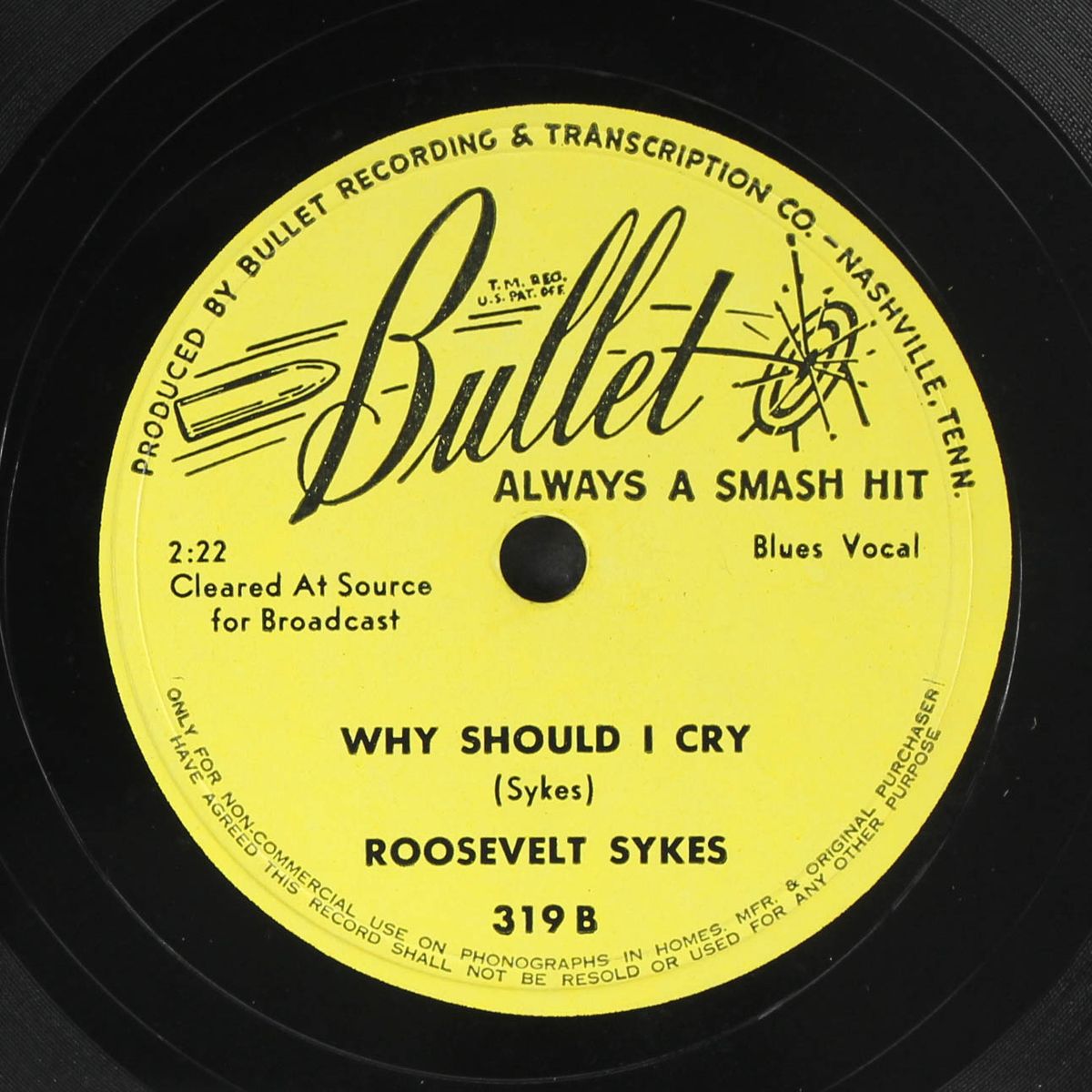 candy man blues / why should i cry by ROOSEVELT SYKES