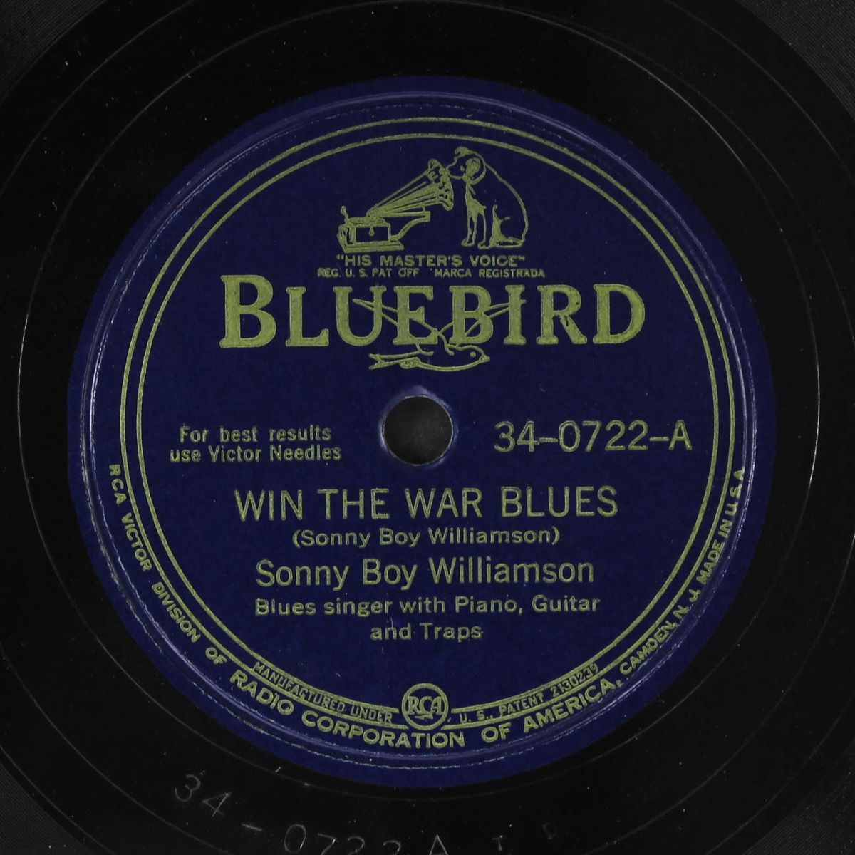 win the war blues / check up on my baby by SONNY BOY WILLIAMSON