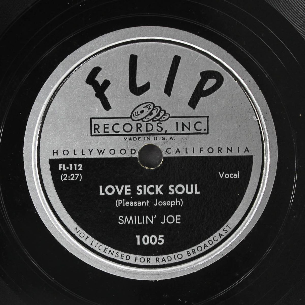 living on borrowed time / love sick soul by SMILIN' JOE