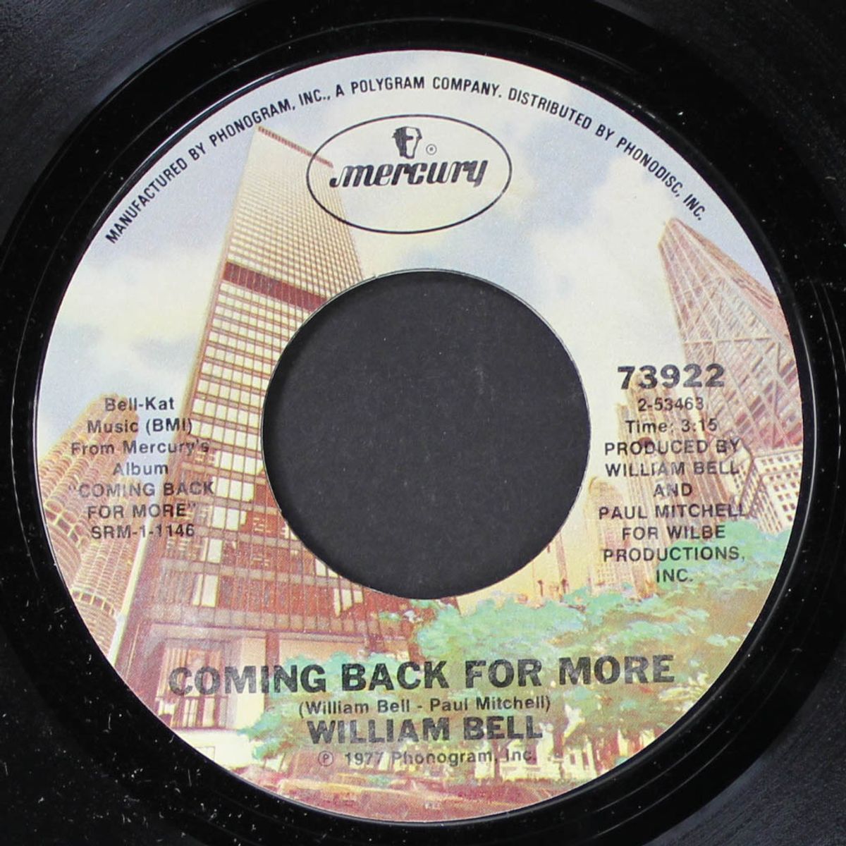 coming back for more / absolutely positively i love you by WILLIAM BELL