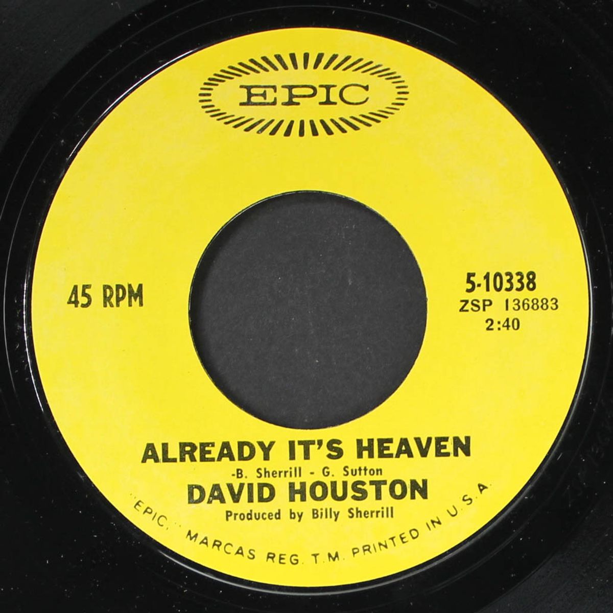 already it's heaven / lighter shade of blue by DAVID HOUSTON