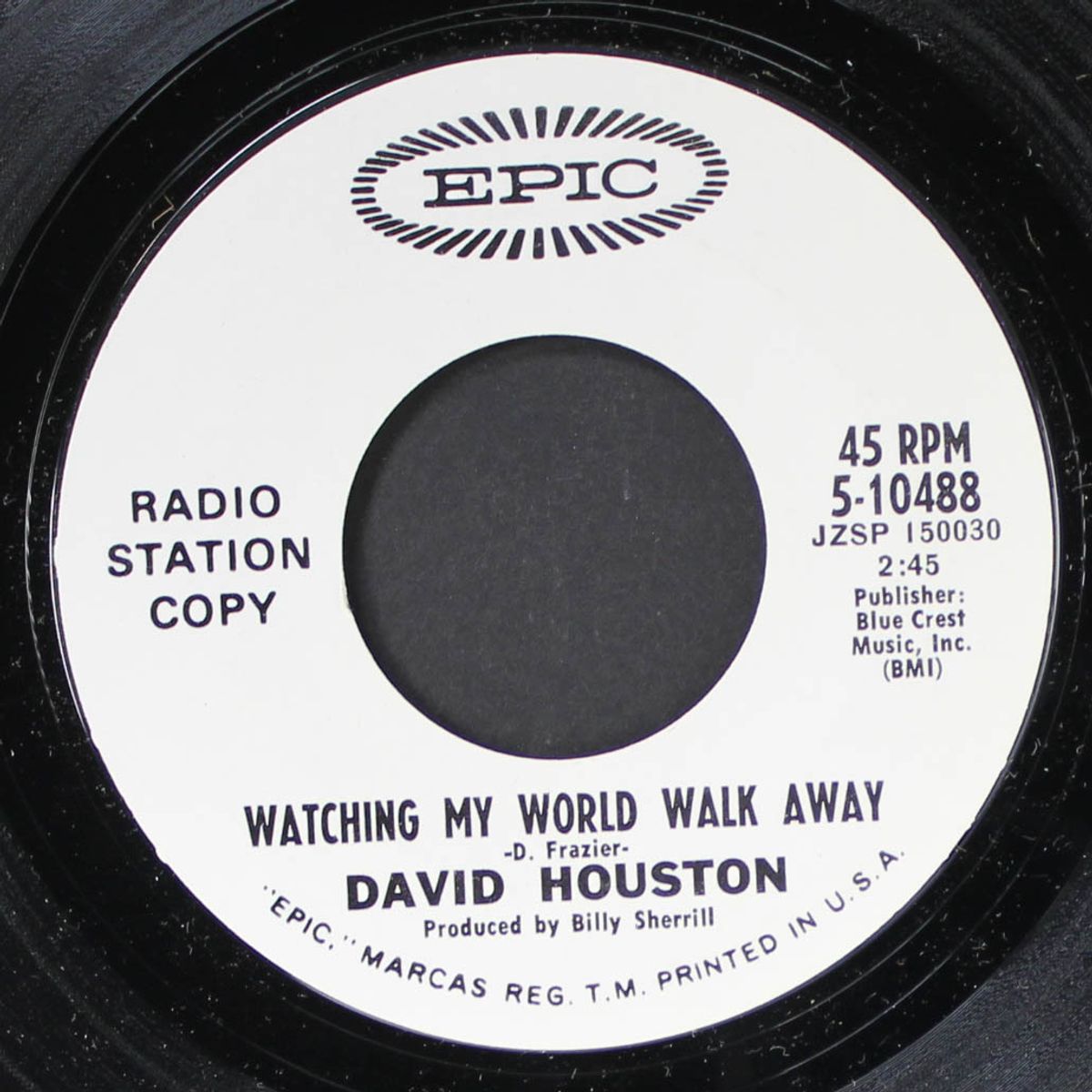i'm down to my last "i love you" by DAVID HOUSTON