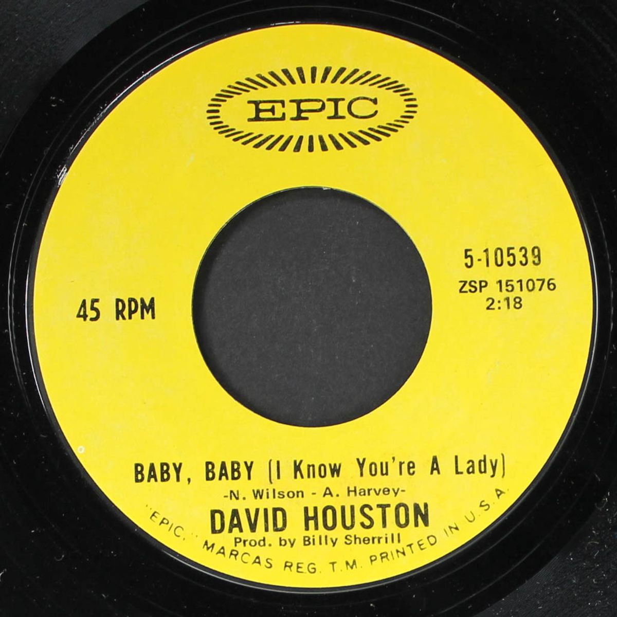 baby, baby (i know you're a lady) by DAVID HOUSTON
