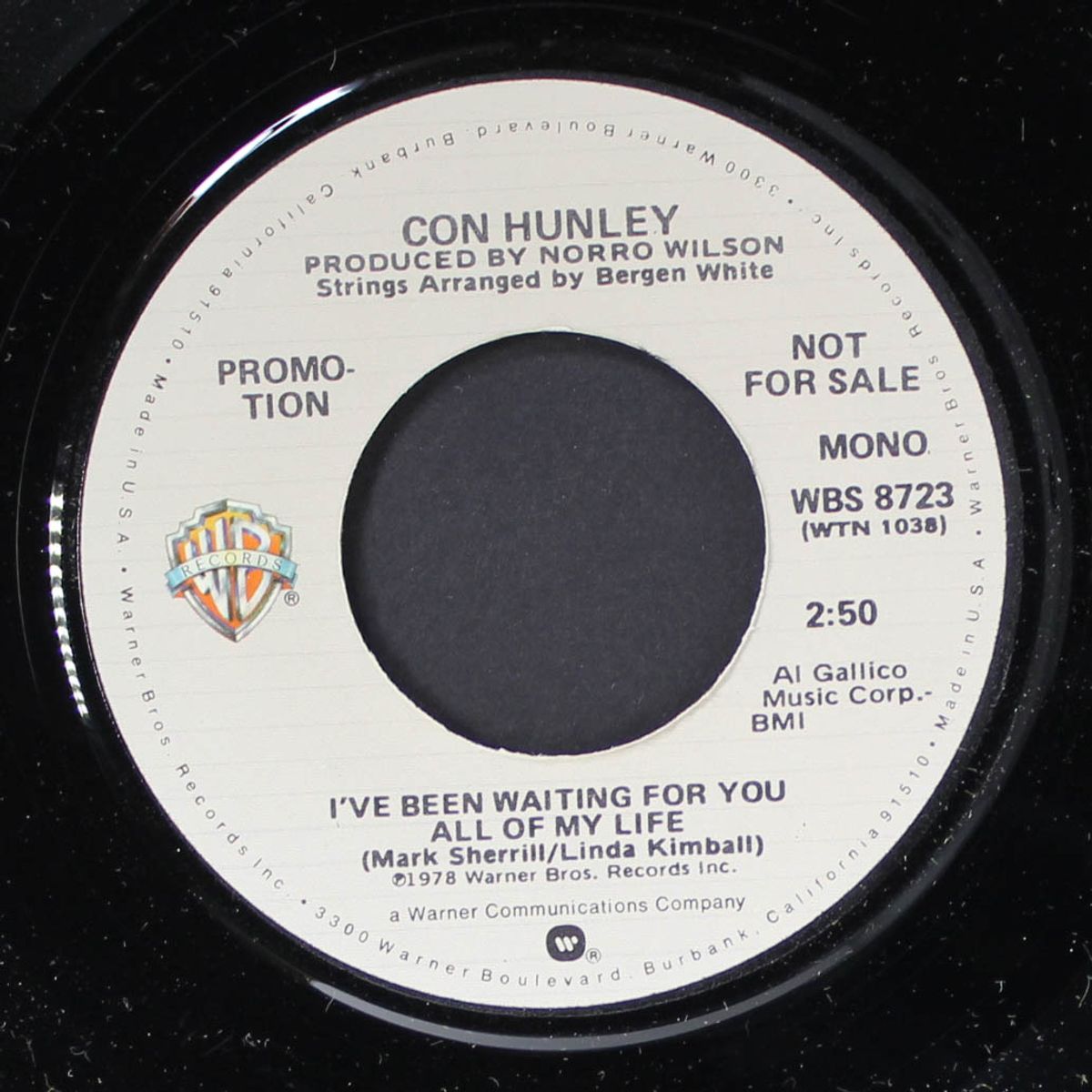 i've been waiting for you all of my life / mono by CON HUNLEY