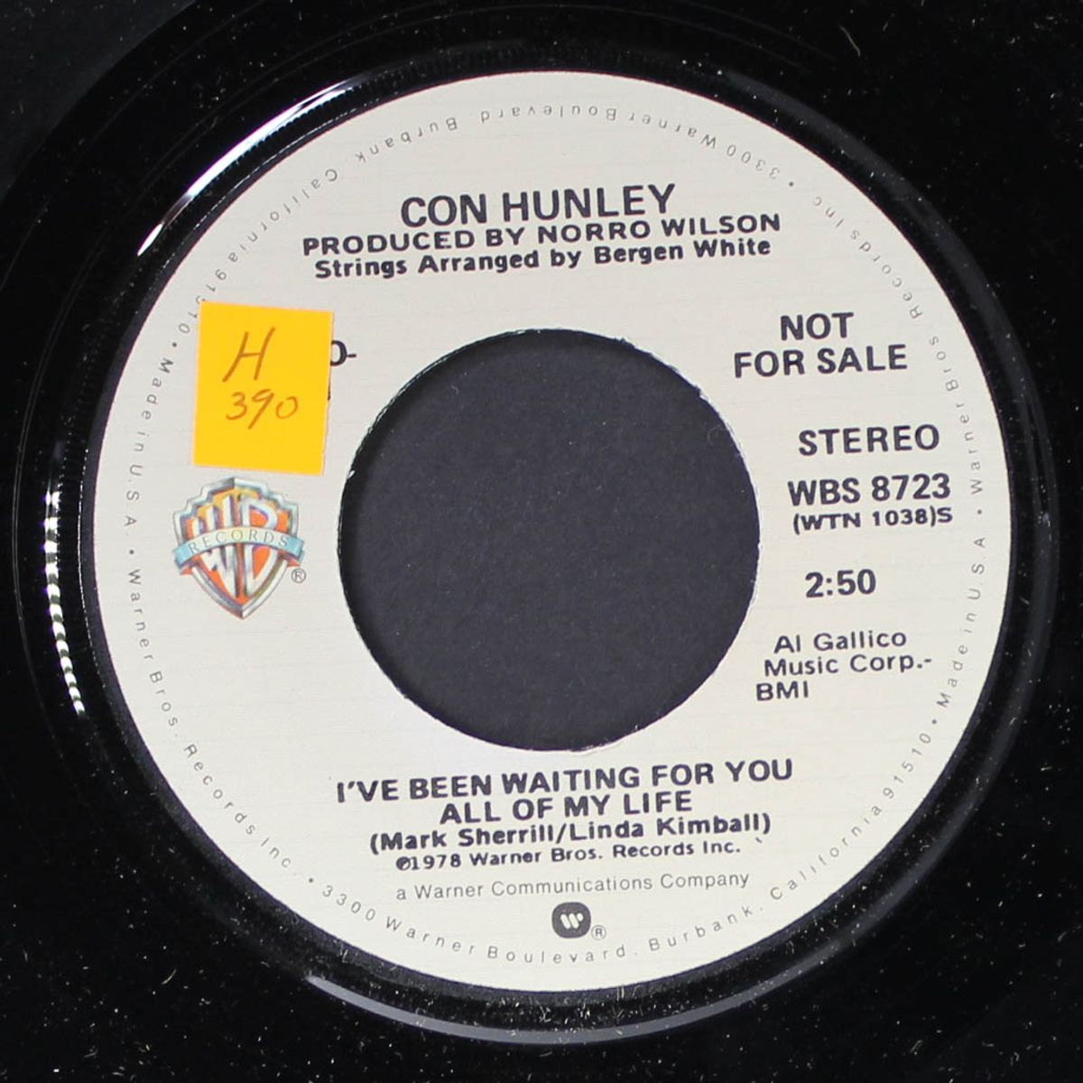 i've been waiting for you all of my life / mono by CON HUNLEY
