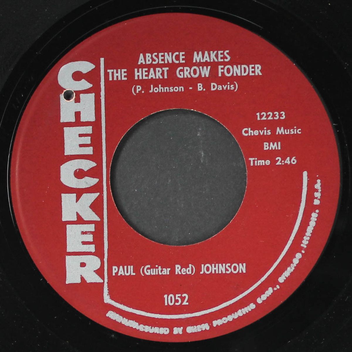 pretty eyed baby / absence makes the heart grow fonder by PAUL (GUITAR RED) JOHNSON