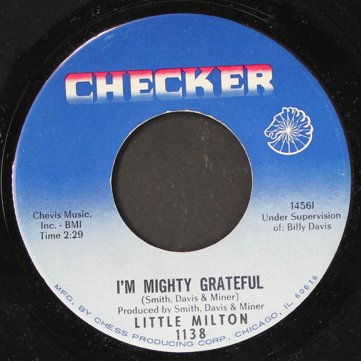 i'm mighty grateful / when does heartache end by LITTLE MILTON