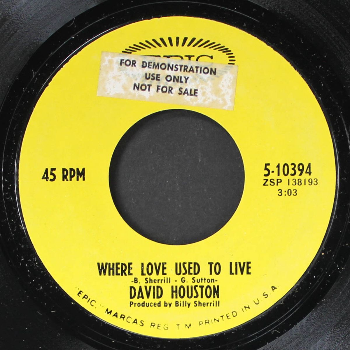 where love used to live by DAVID HOUSTON