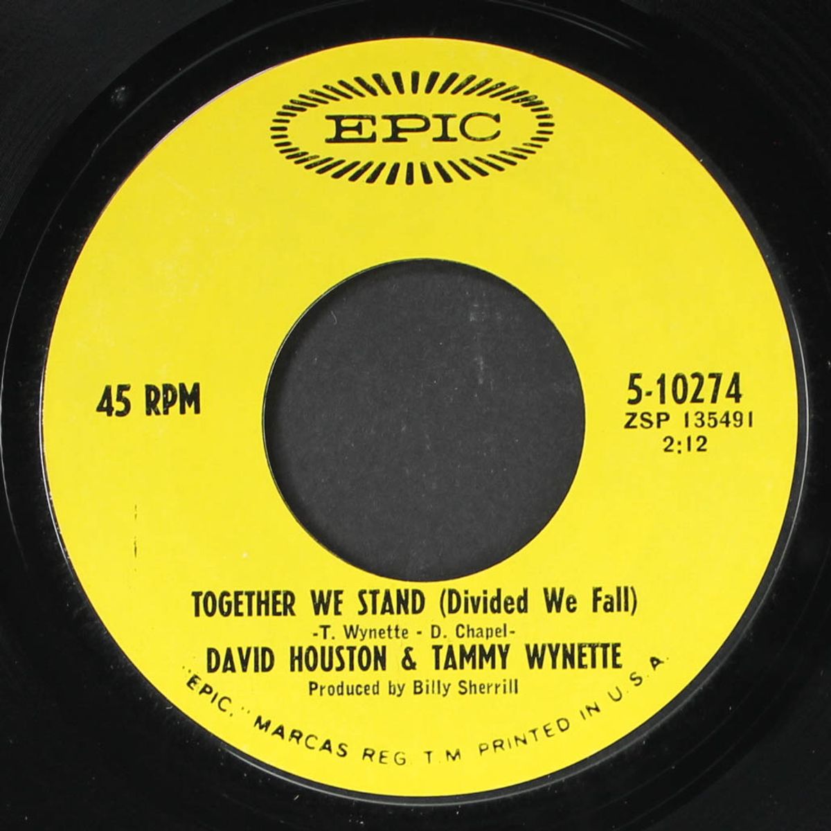 together we stand (divided we fall) by DAVID HOUSTON & TAMMY WYNETTE
