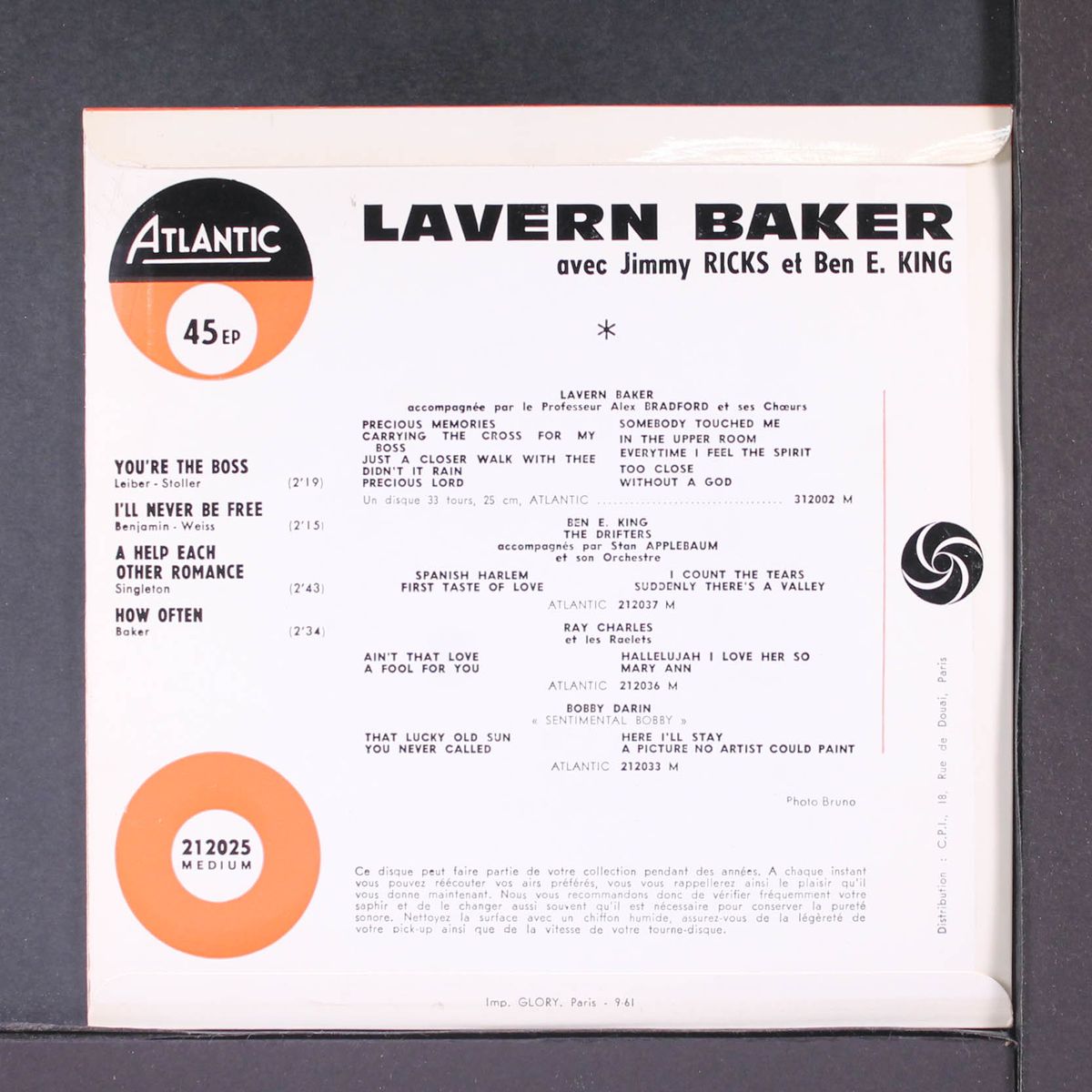 oui patron by LAVERN BAKER