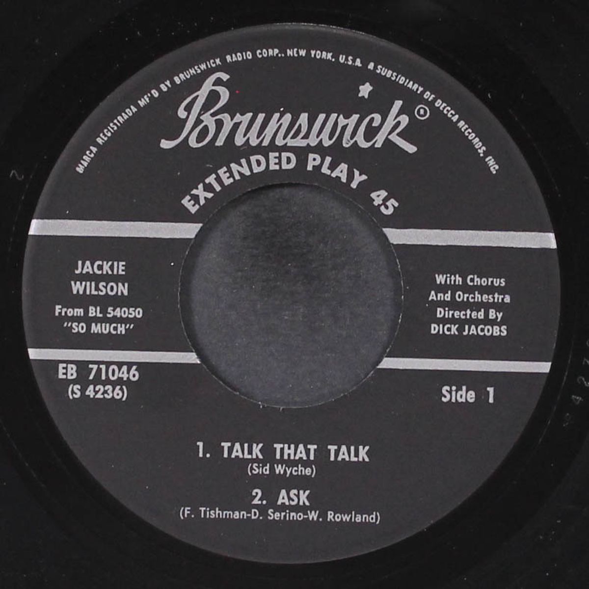 talk that talk by JACKIE WILSON
