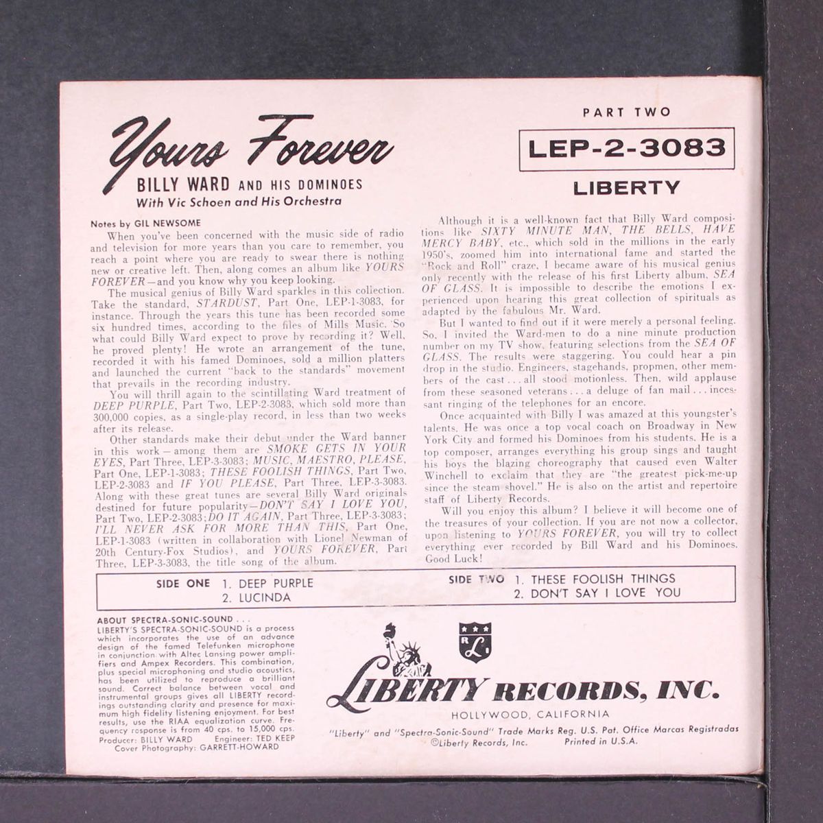 yours forever pt. 2 by BILLY WARD & DOMINOES