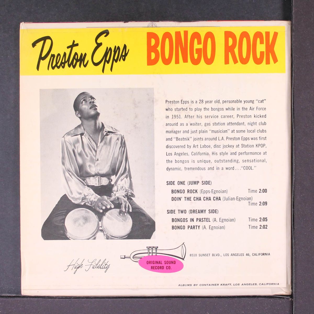 bongo rock by PRESTON EPPS