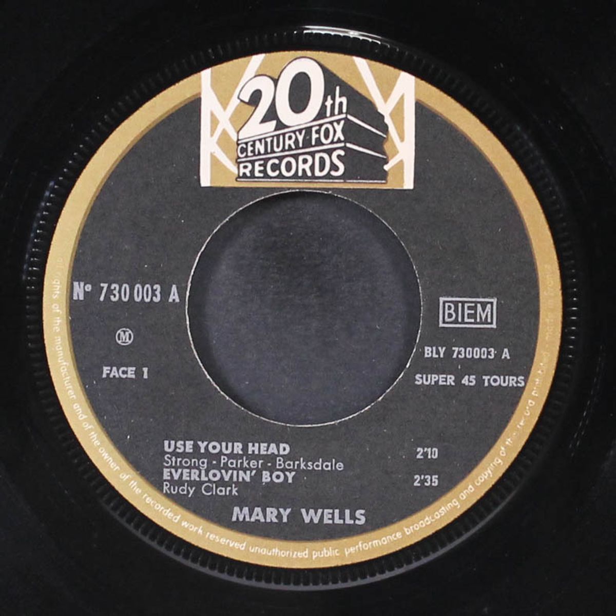 use your head by MARY WELLS