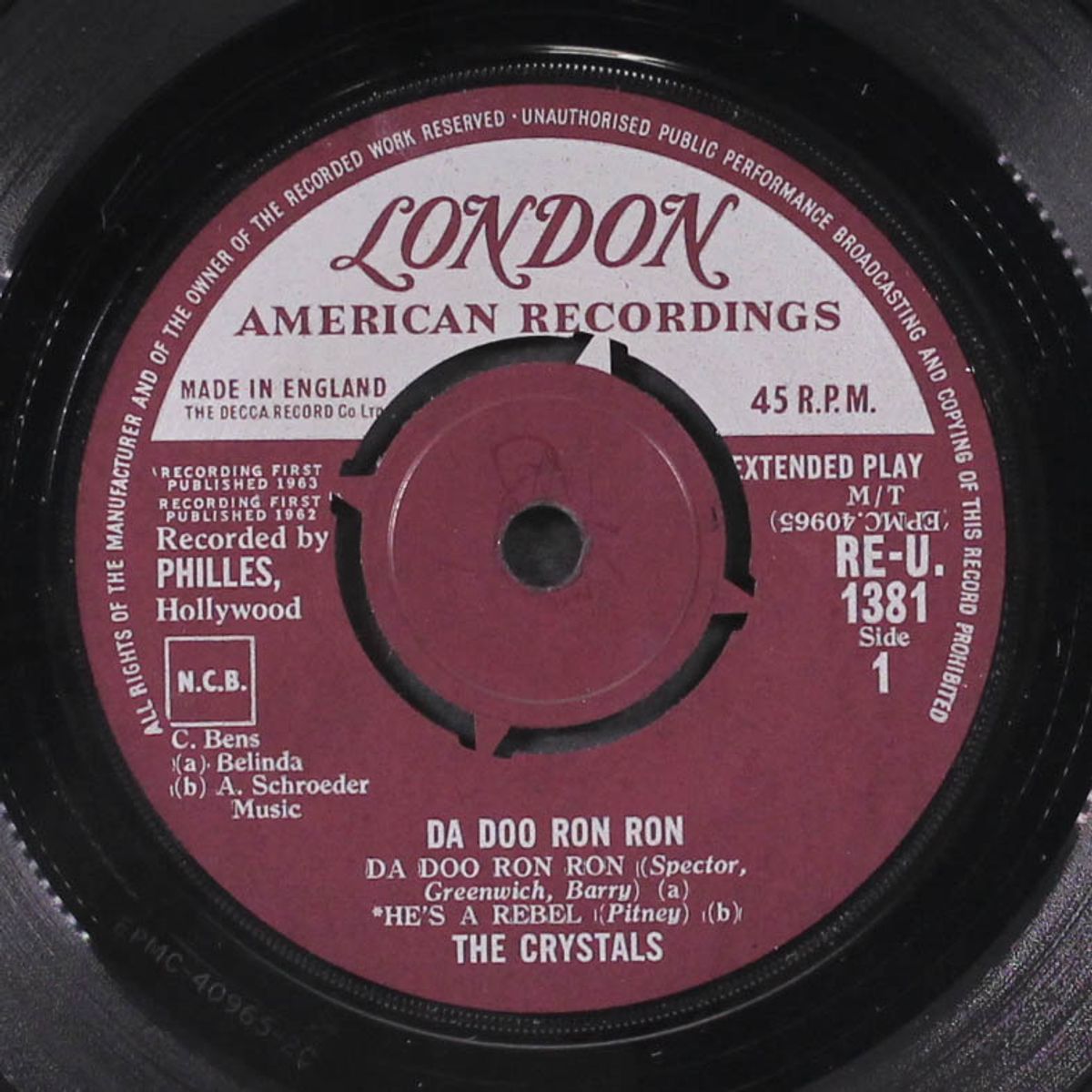 da doo ron ron by CRYSTALS