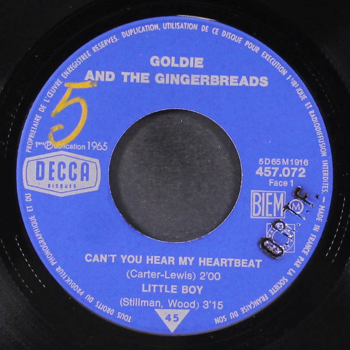 can't you hear my heartbeat by GOLDIE & GINGERBREADS