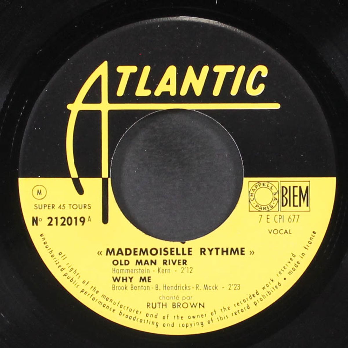 mademoiselle rythme by RUTH BROWN