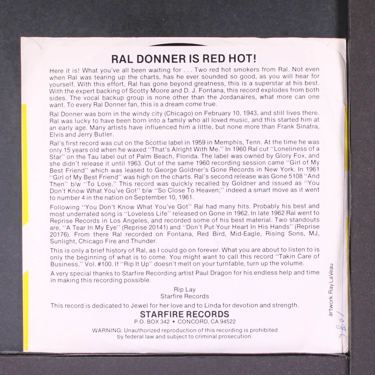 don't leave me now / rip it up by RAL DONNER