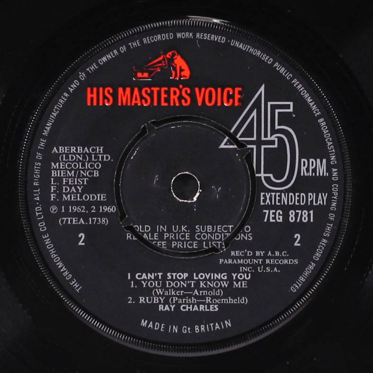 i can't stop loving you by RAY CHARLES