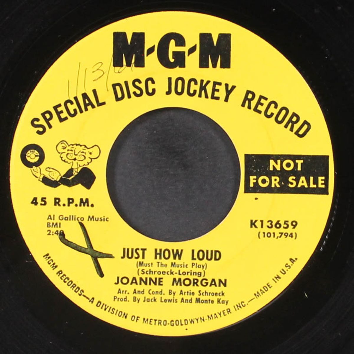 just how loud / take me back by JOANNE MORGAN