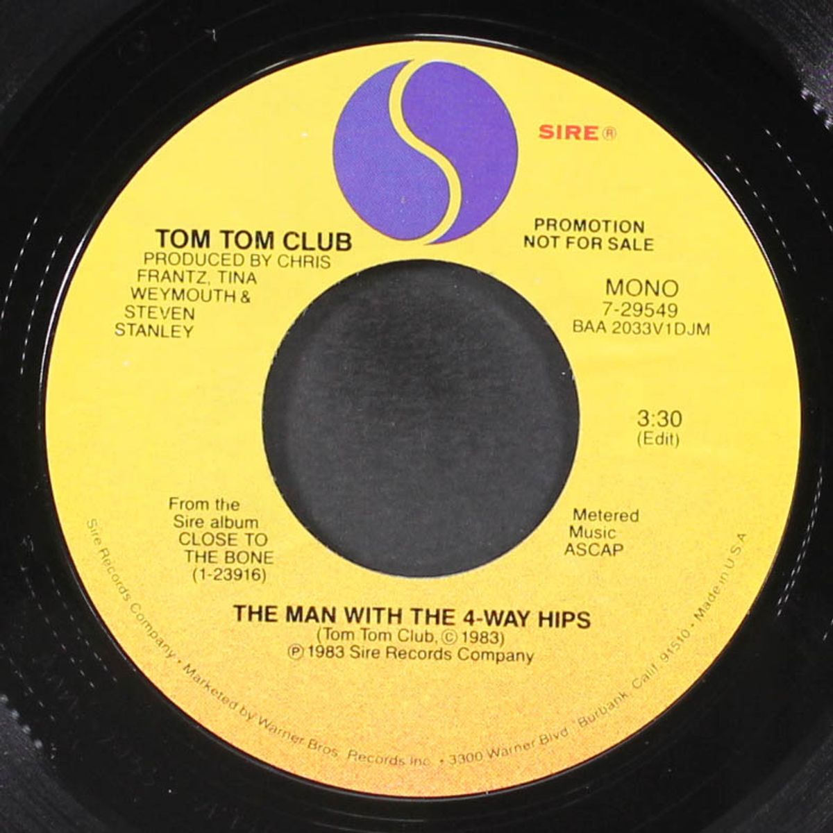 the man with the 4-way hips / mono by TOM TOM CLUB