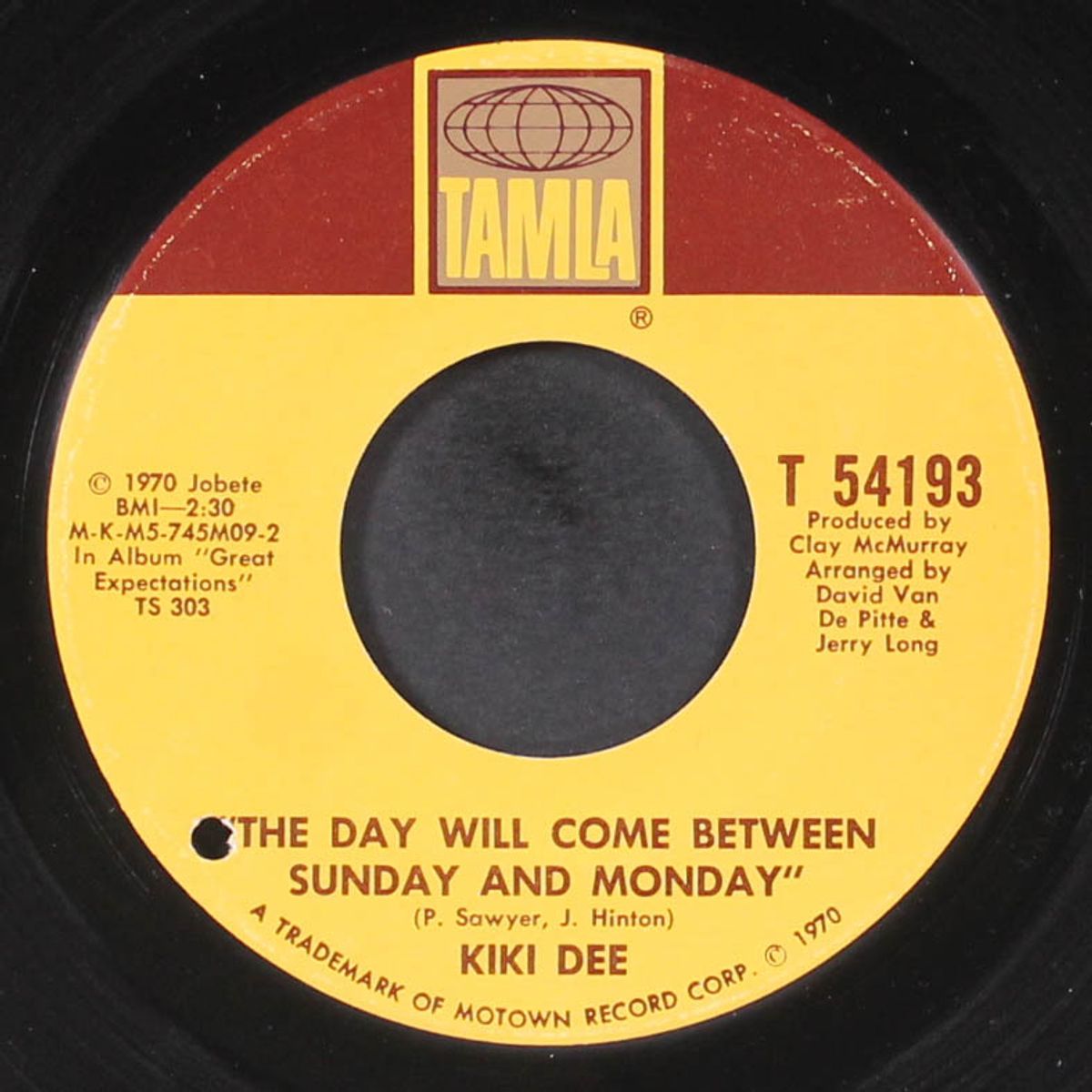 the day will come between sunday and monday by KIKI DEE