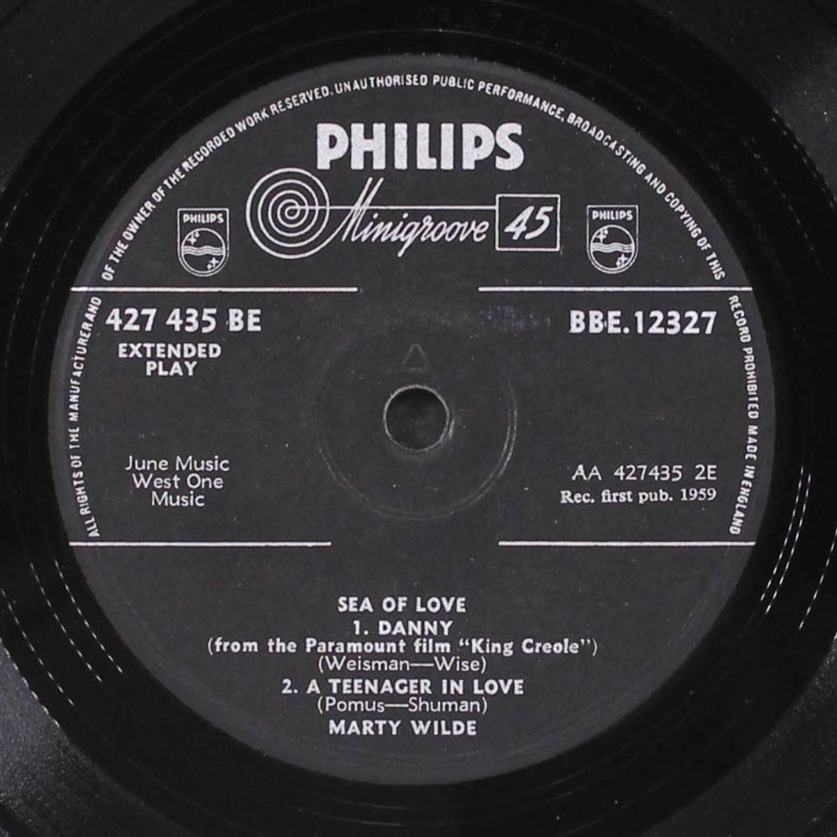 sea of love by MARTY WILDE
