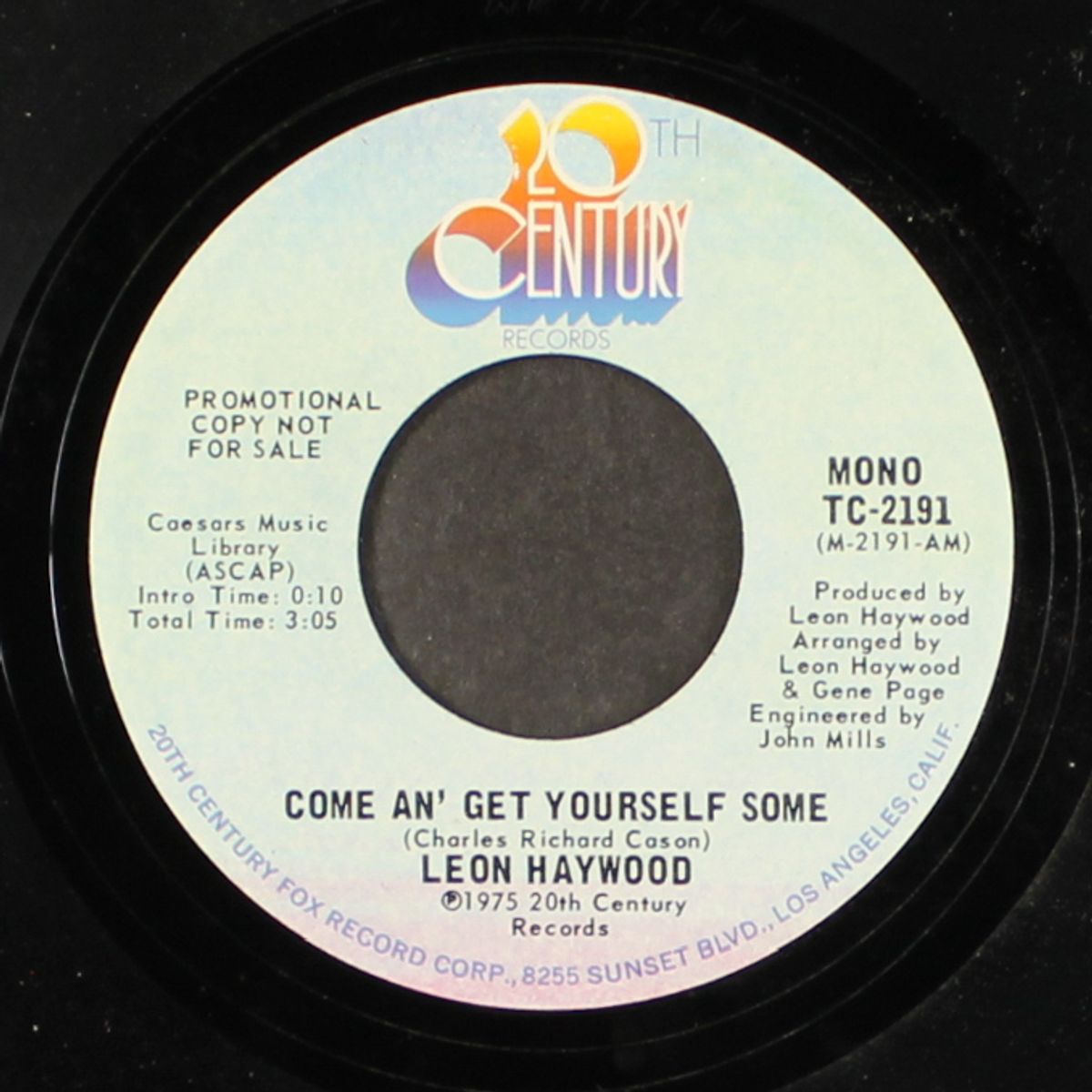 come an' get yourself some / mono by LEON HAYWOOD